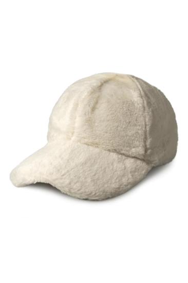 Trend Bej Peluş Cap Şapka