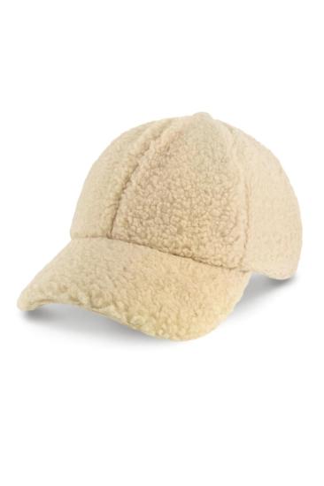 Trend Teddy Peluş Bej Cap Şapka